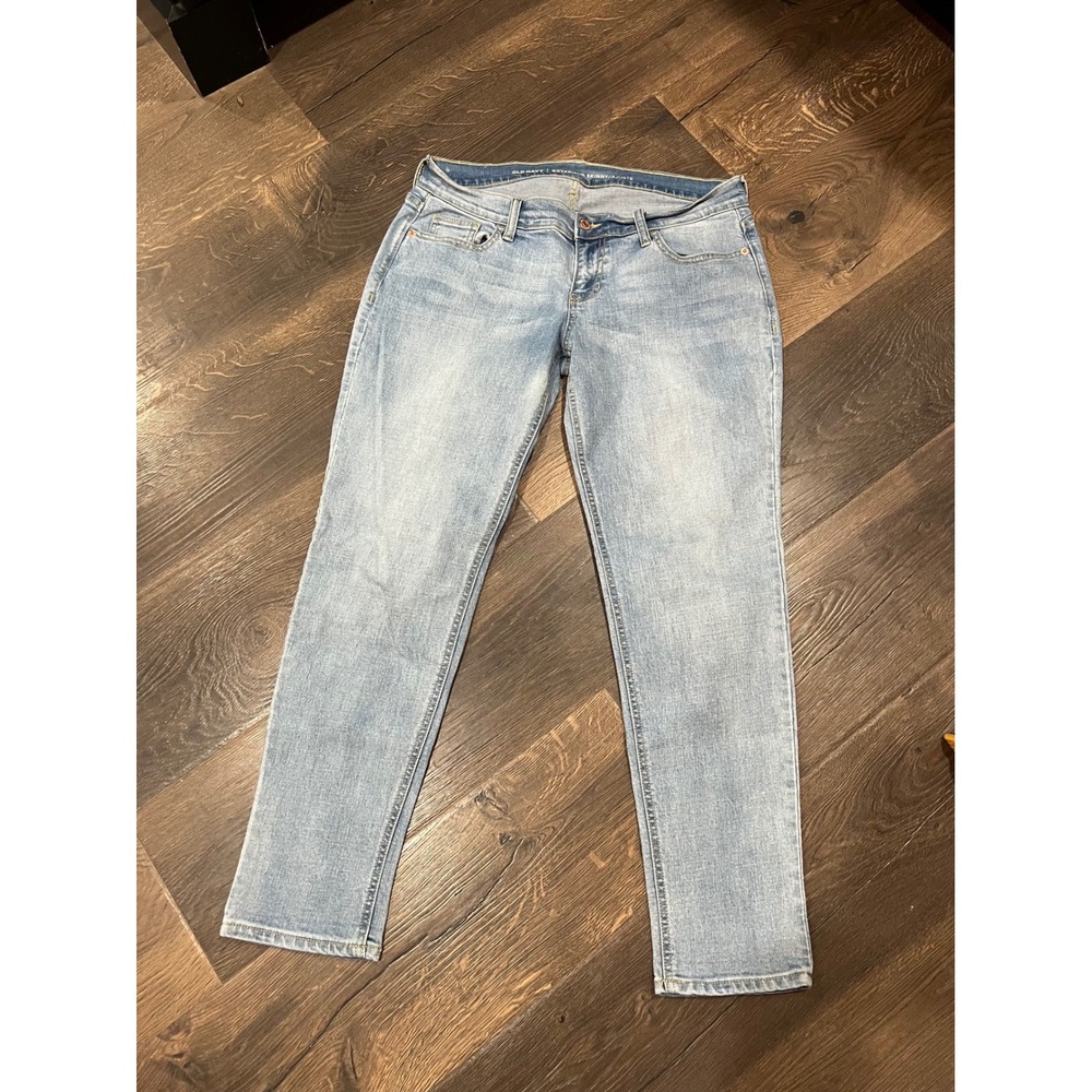 Old Navy Boyfriend Skinny Jeans Light Wash Womens Size 8‎ Petite